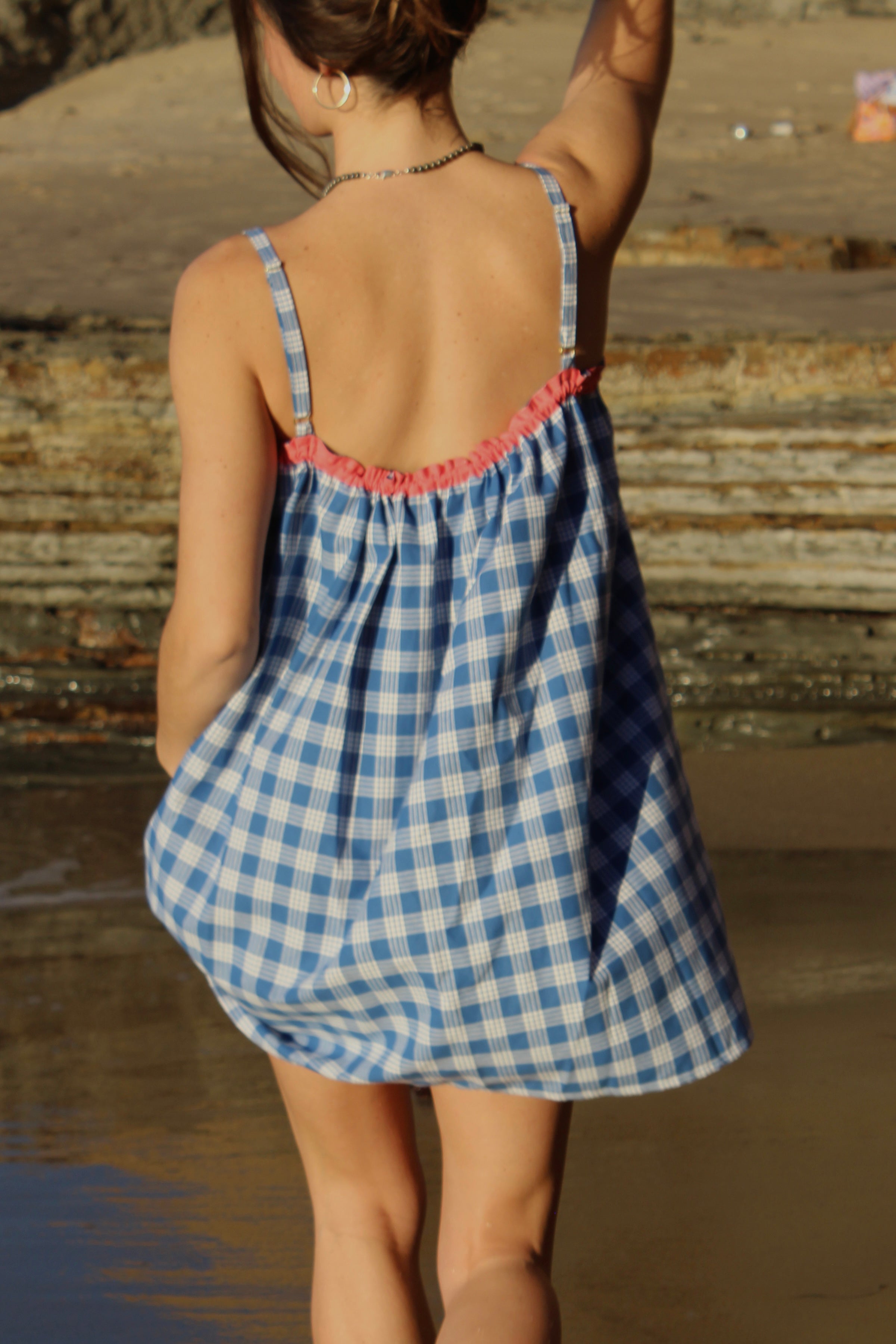LUXE Royal Palaka Mini Dress – AMES Collective LUXE Royal Palaka Mini Dress – AMES Collective