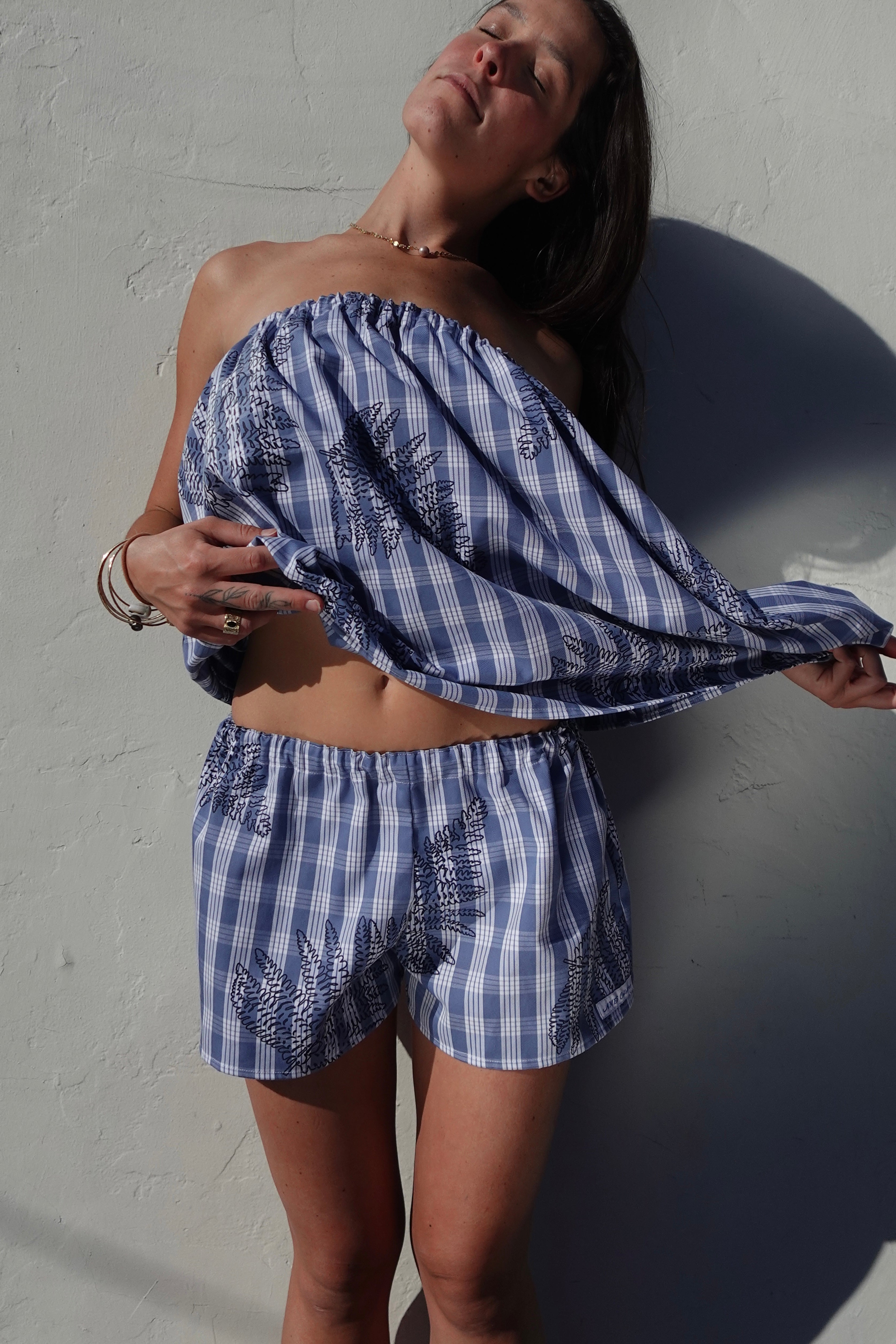 Tiana Dress Set in Blue