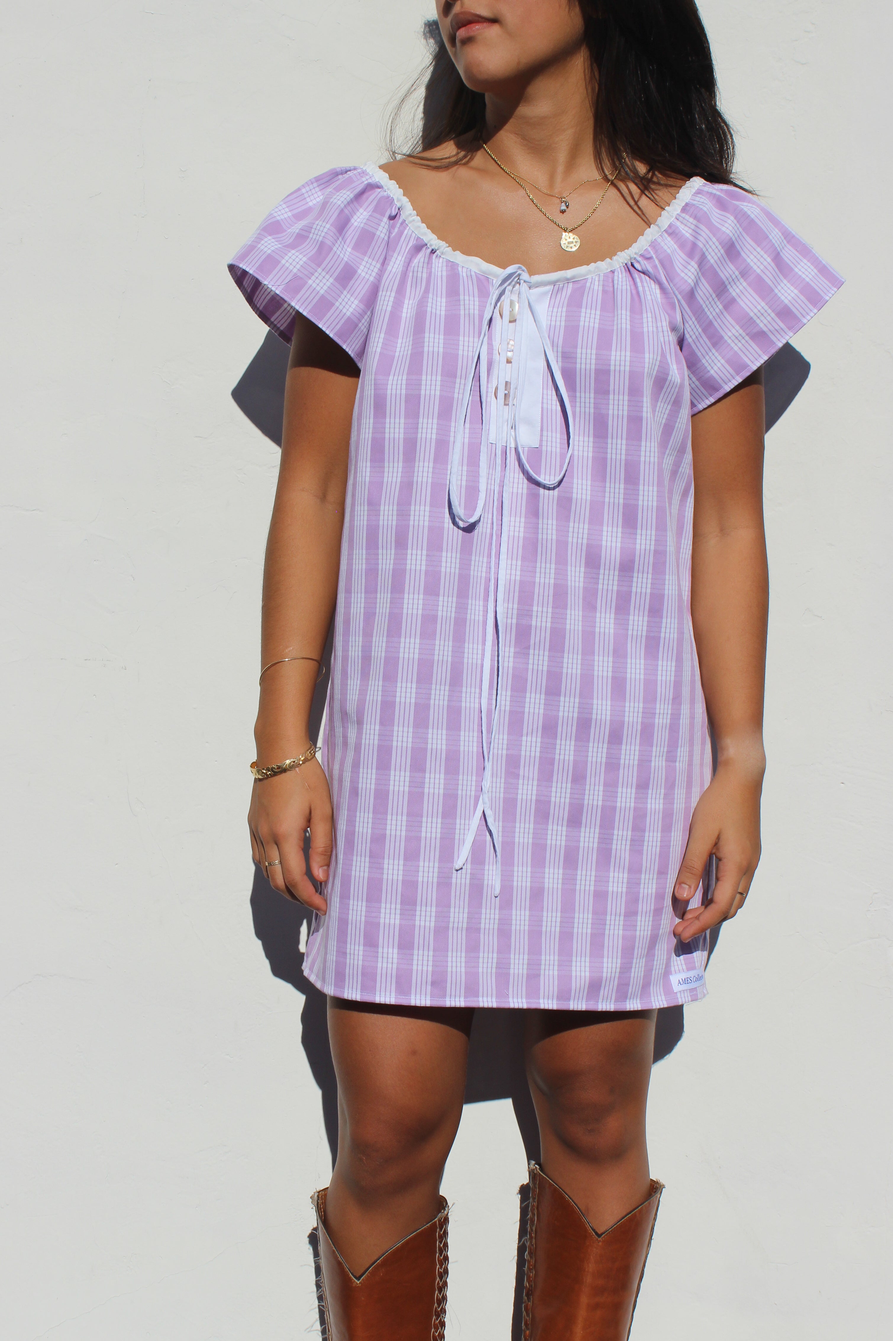 Malia Dress in  Lavender
