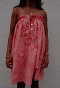 Gabby Mini Dress in Pink Flora