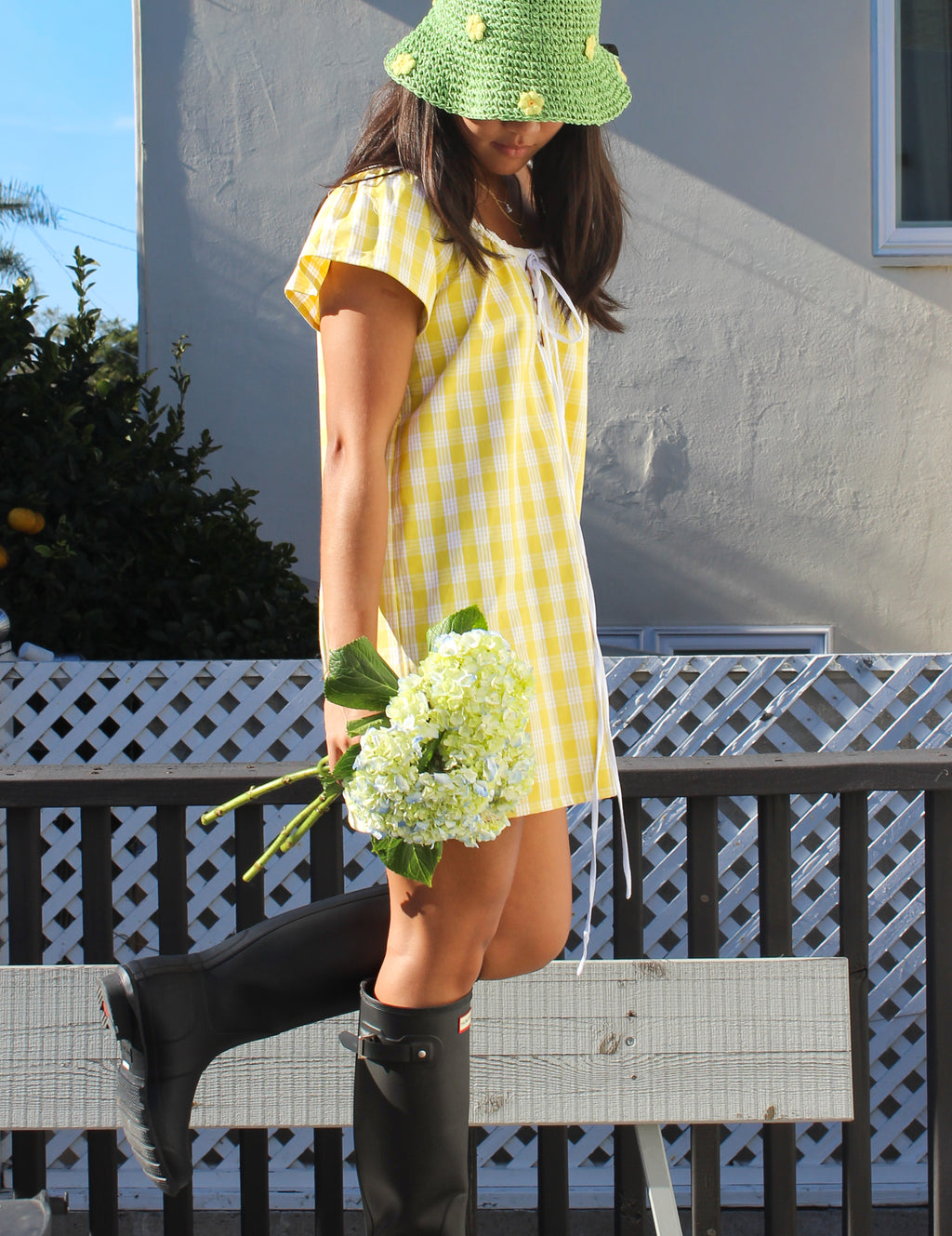 Malia Dress in Yellow
