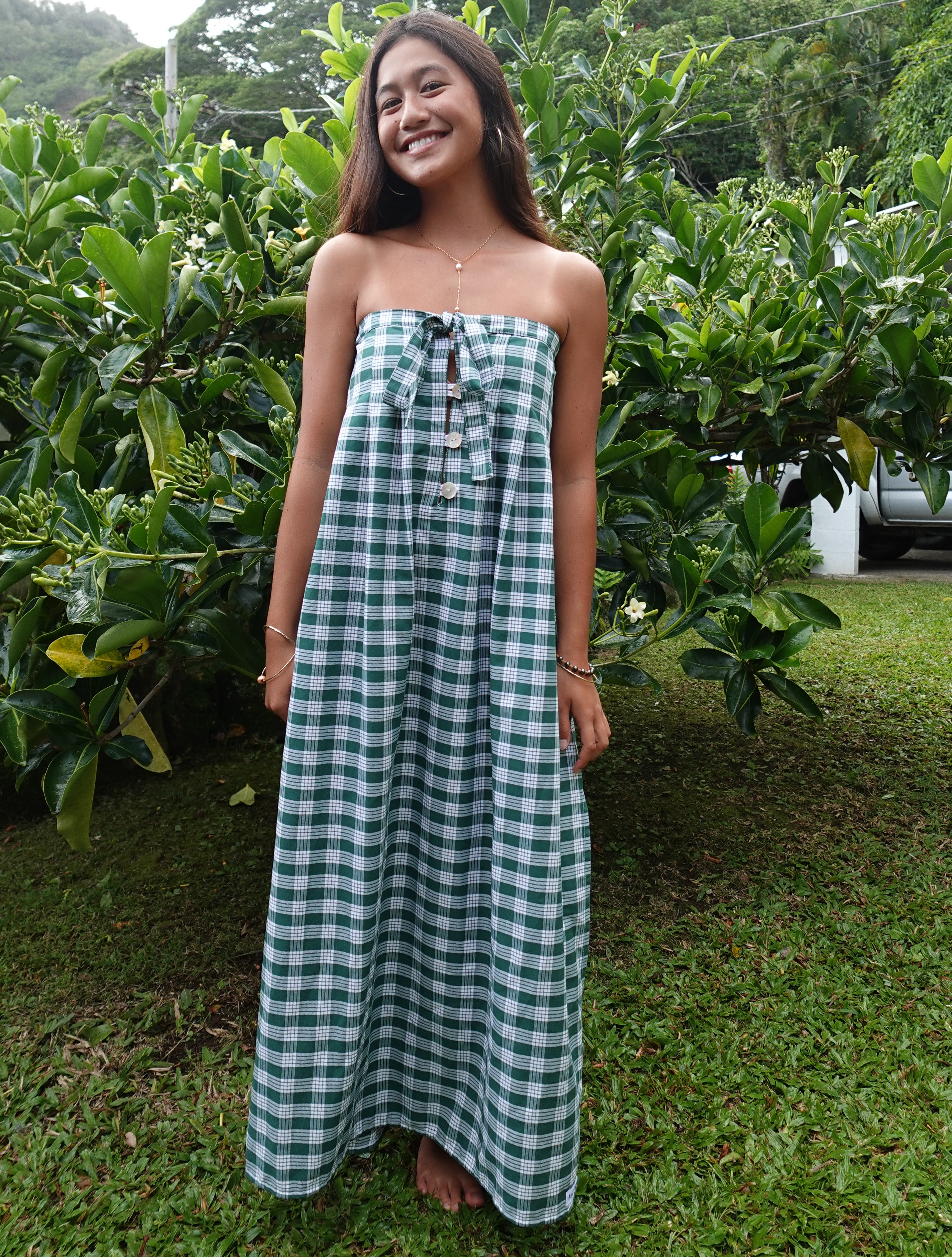 Lia Maxi Dress in Green
