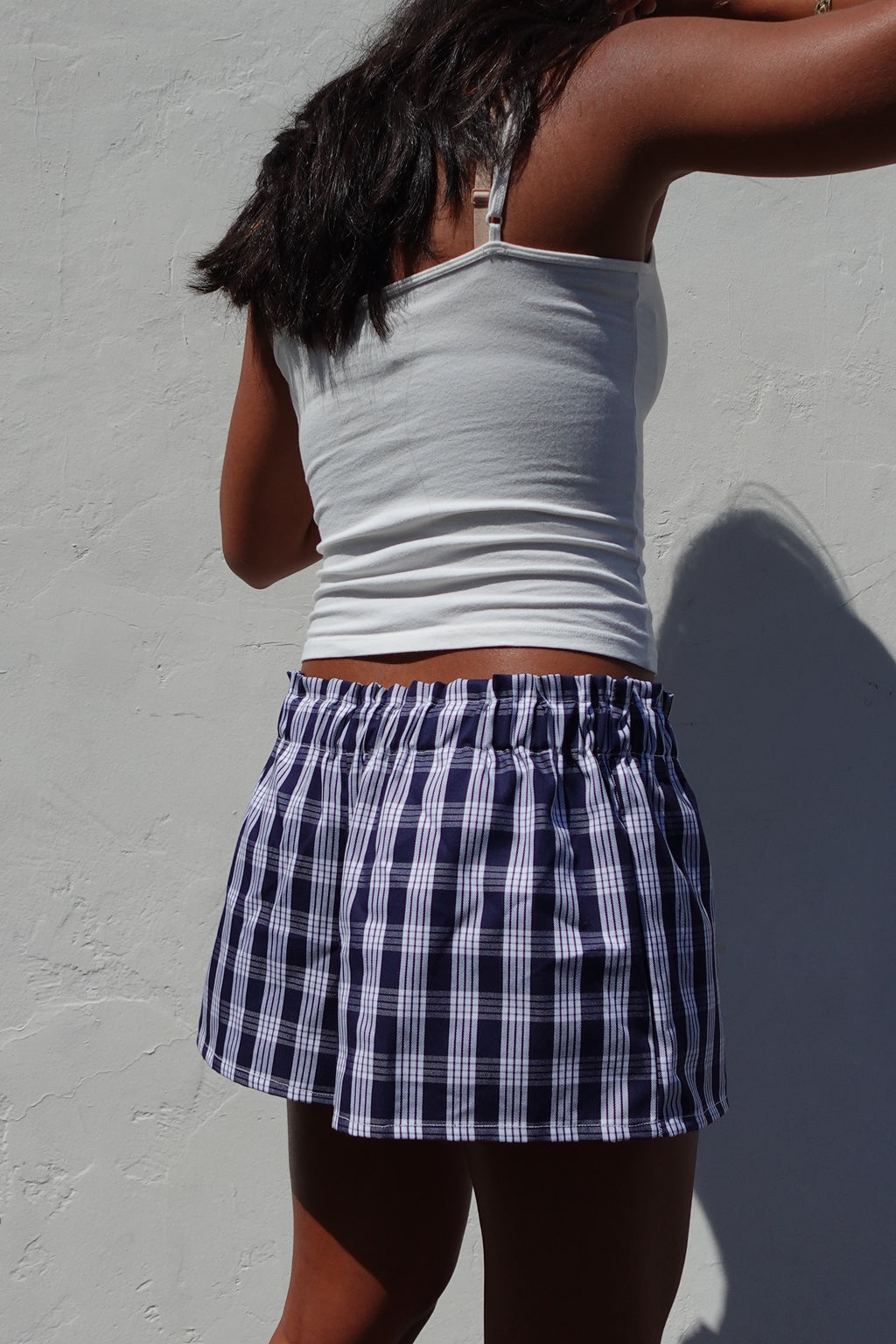 Navy Mini Shorts
