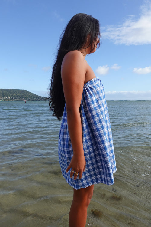 Gabby Mini Dress in Royal Blue