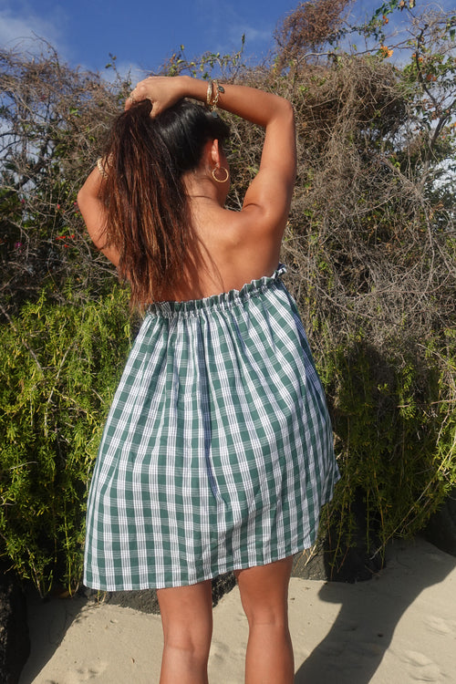 Gabby Mini Dress in Green