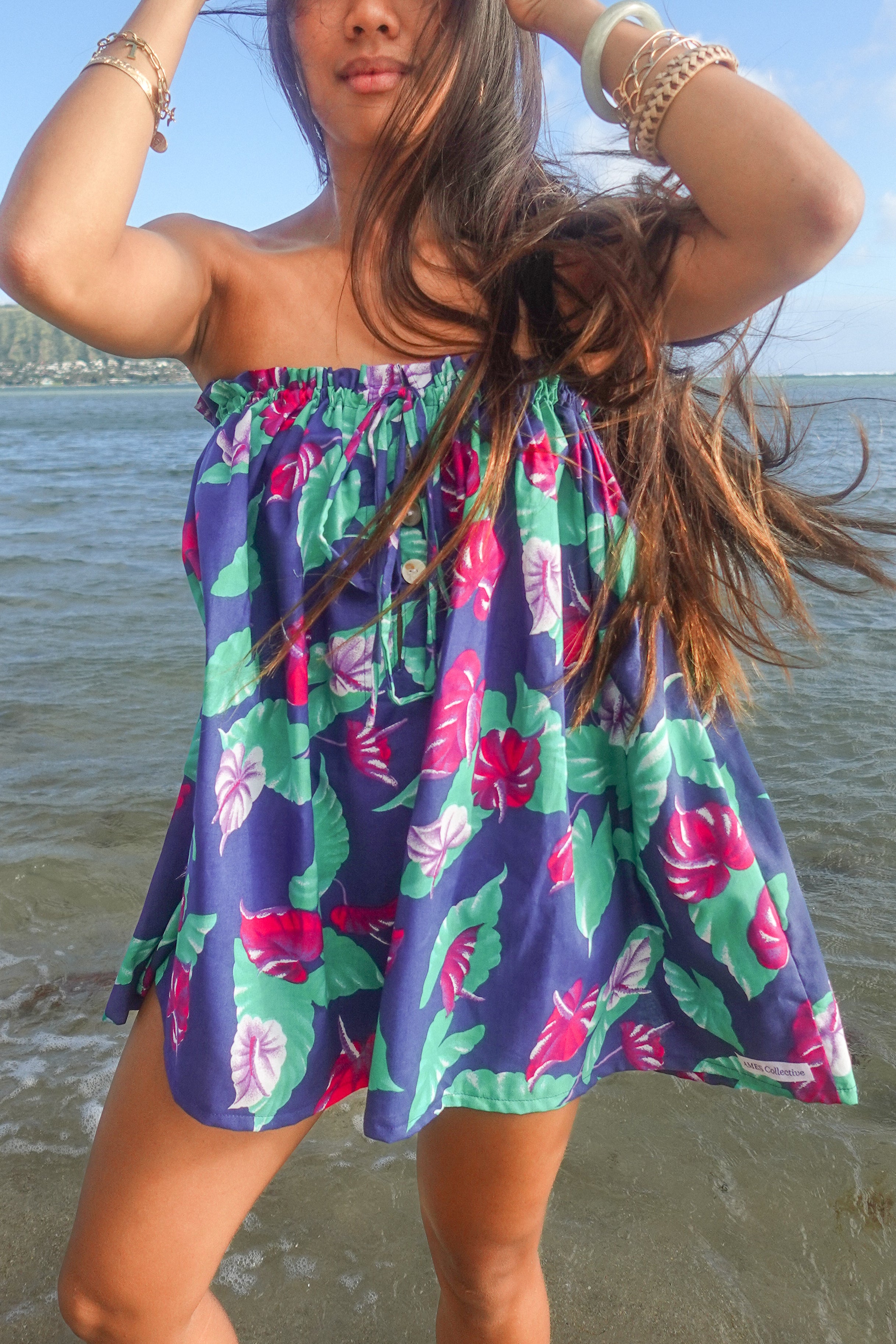 Gabby Mini Dress in Anthurium