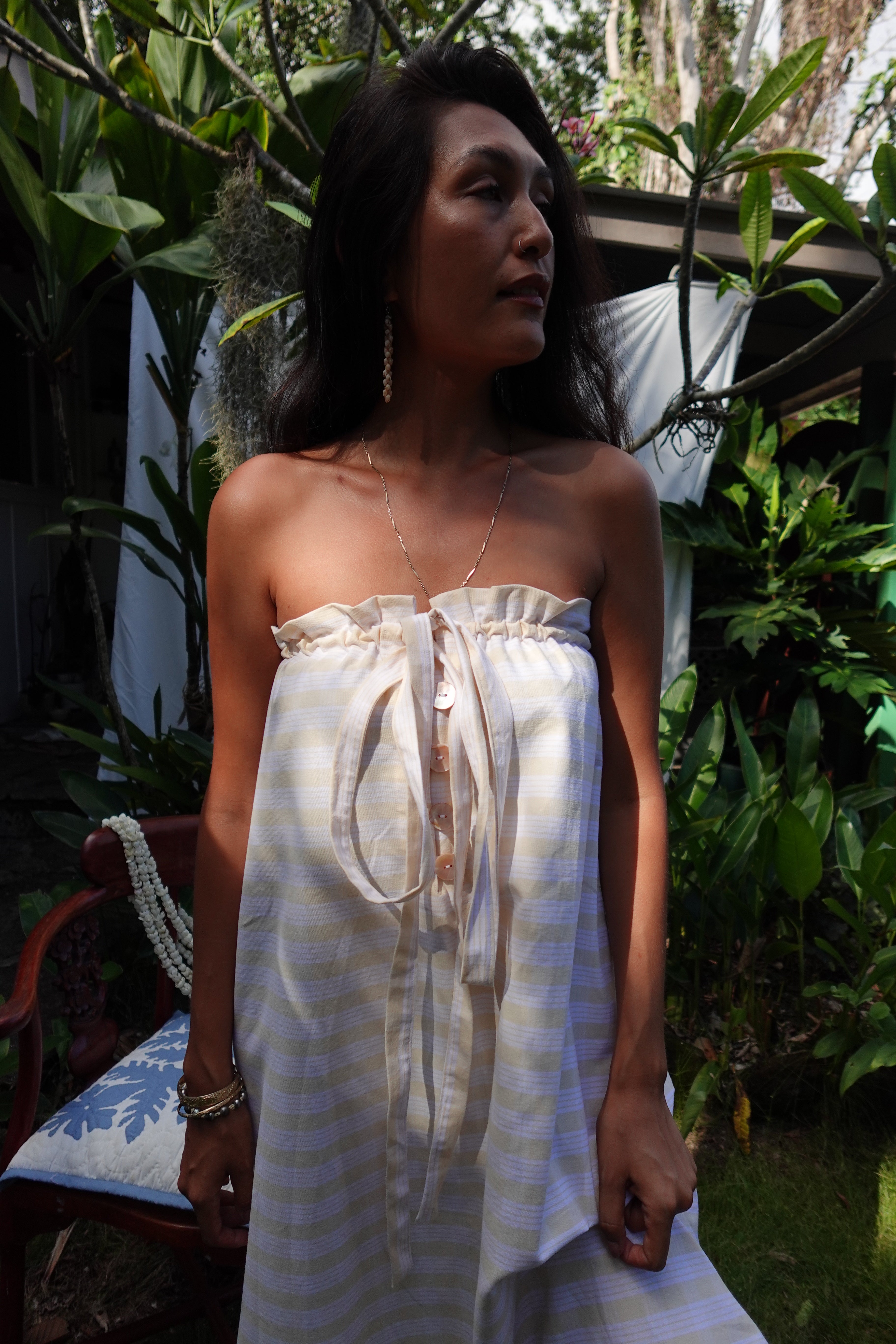 Isabella Maxi Dress in Butter Yellow