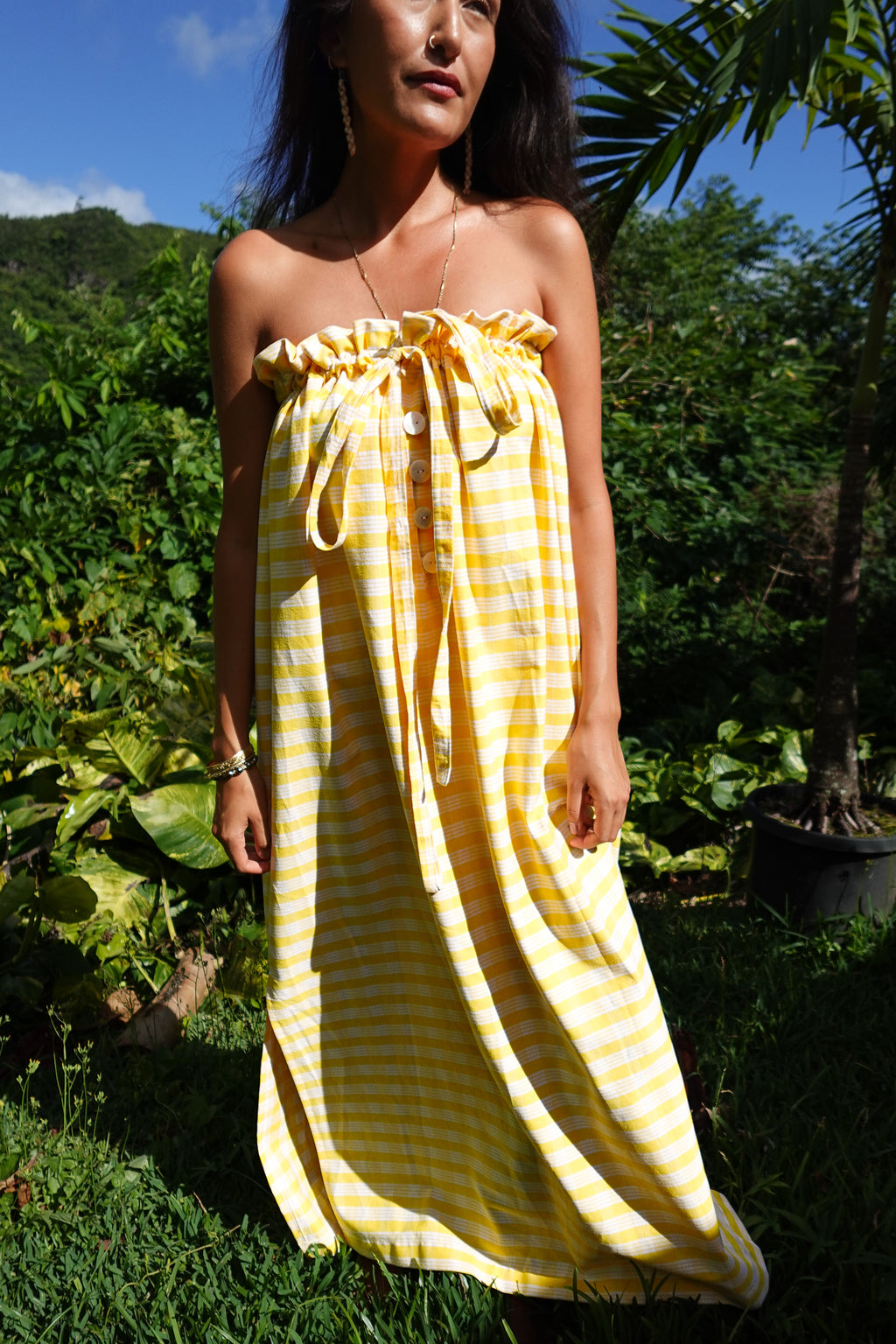 Isabella Maxi Dress in ʻIlima