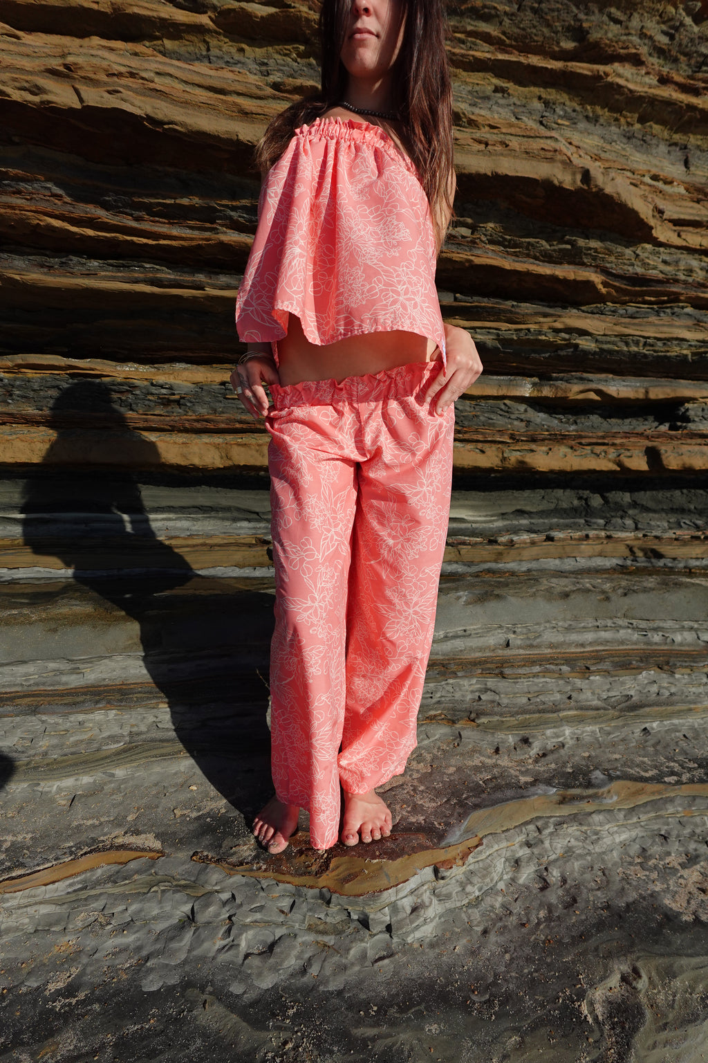 Kamana Pant Set in Pink