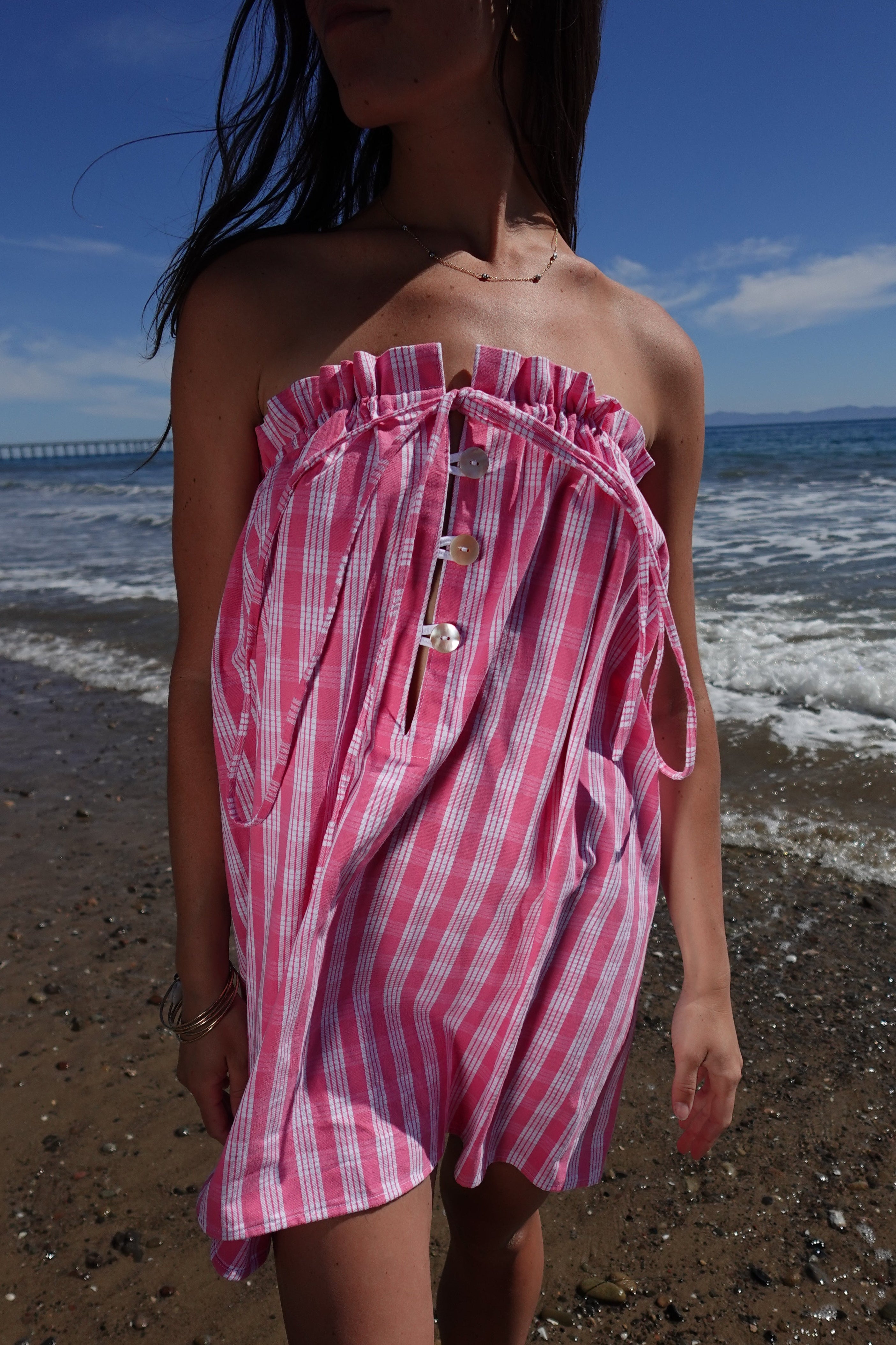 gabby mini dress Gabby Mini Dress in Pink – AMES Collective