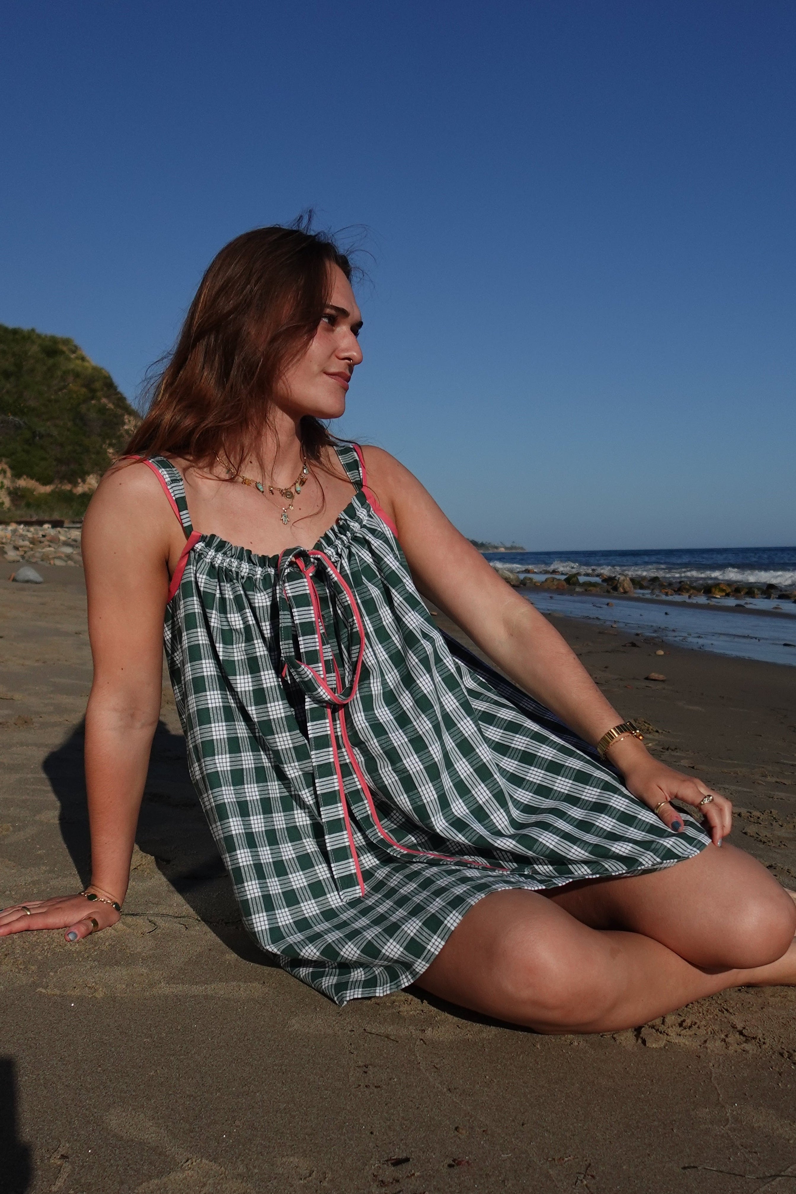 Makenna Dress in Green