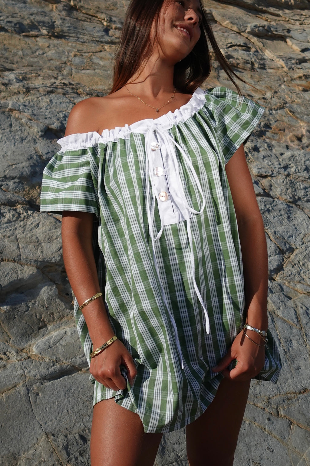 Malia Dress in Sage