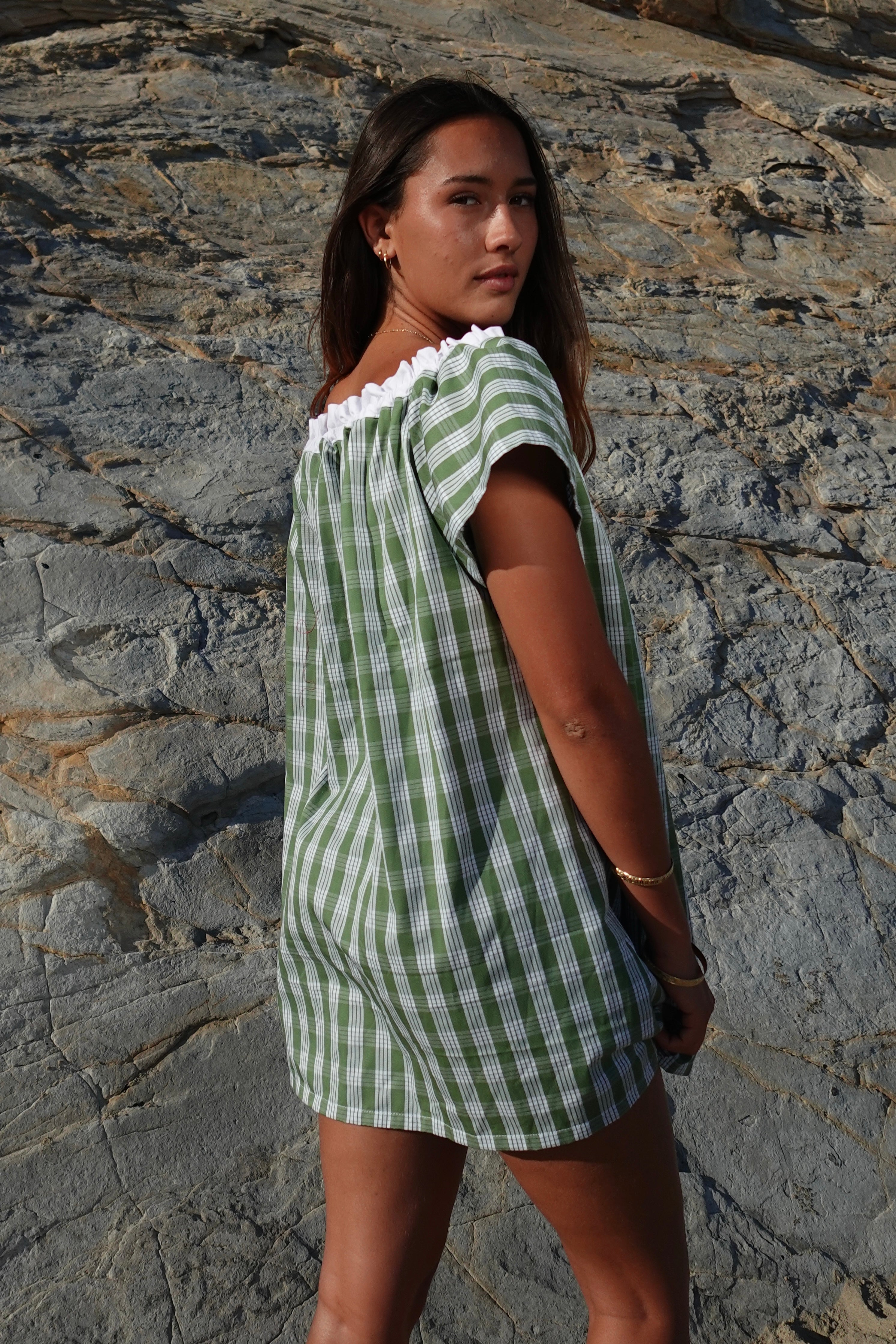 Malia Dress in Sage