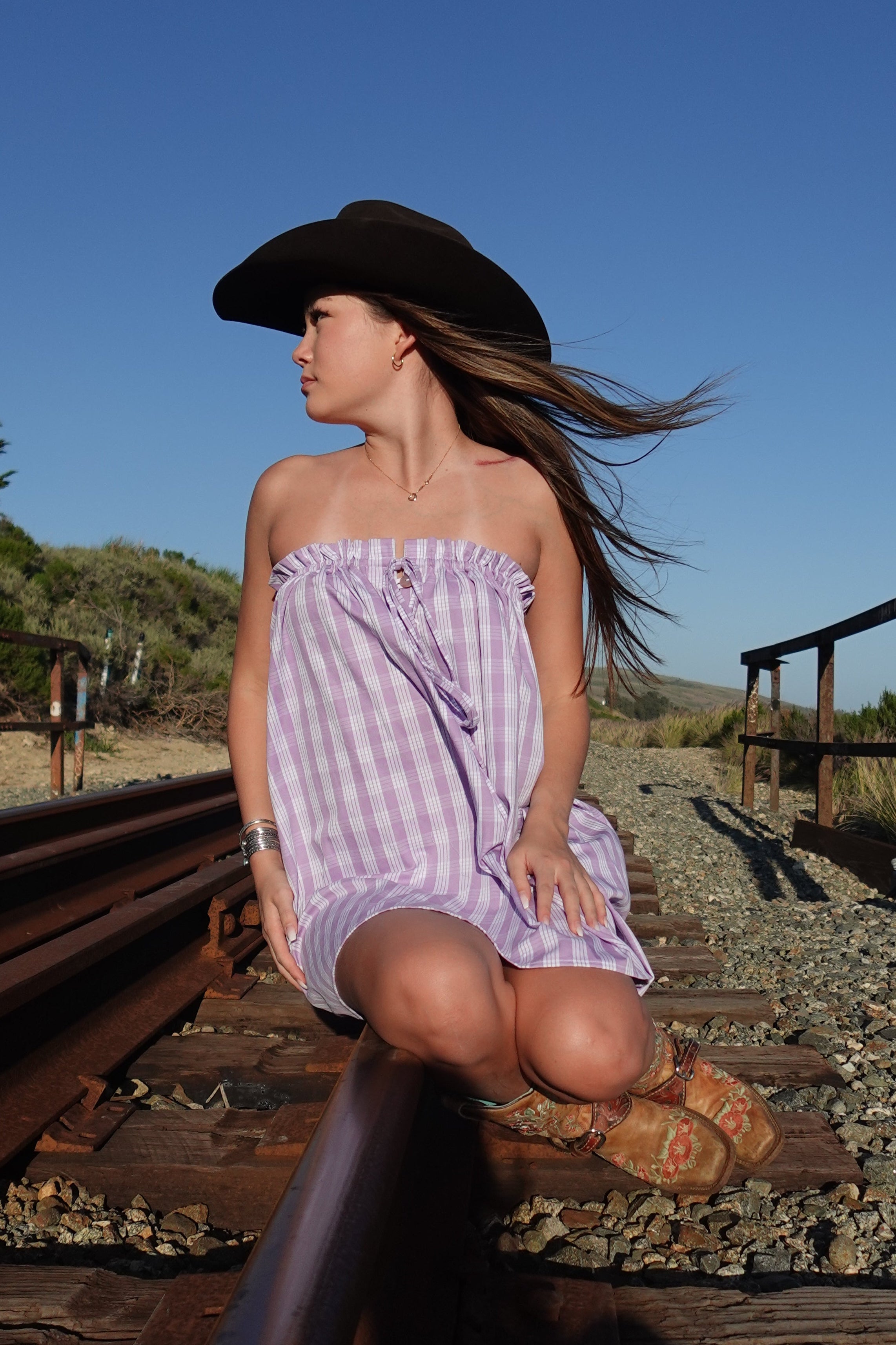 gabby mini dress Gabby Mini Dress in Lavender – AMES Collective