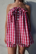 Gabby Dress Set in Wine