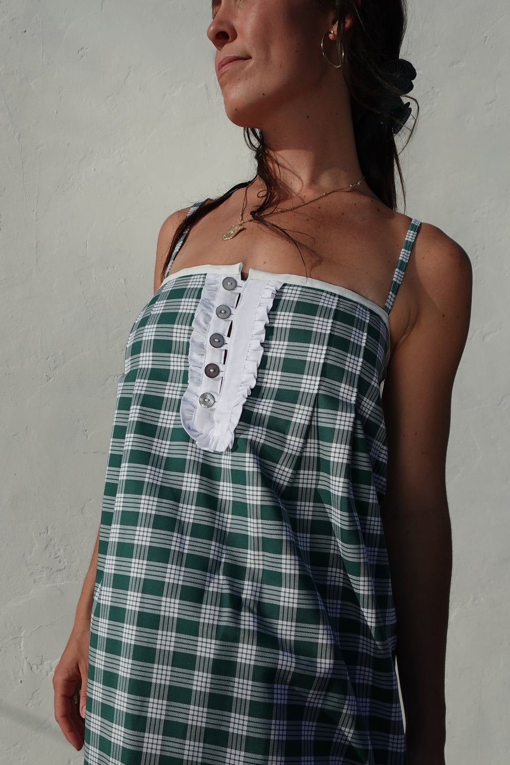 LUXE Green Palaka Maxi