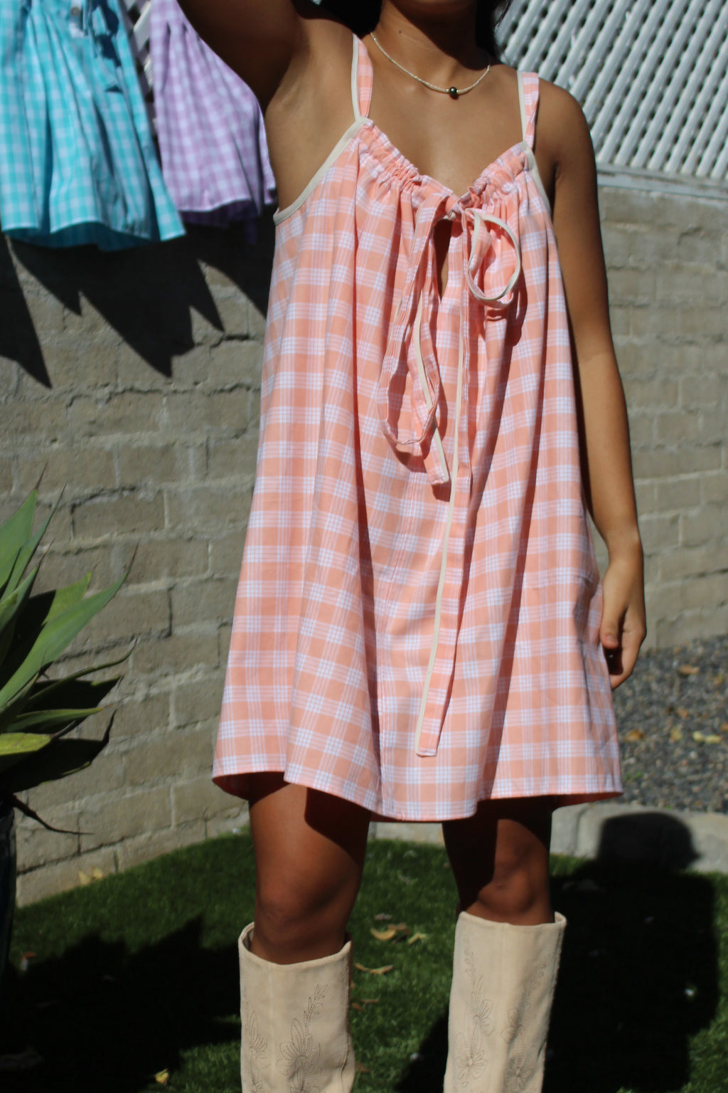 Makenna Dress in Coral