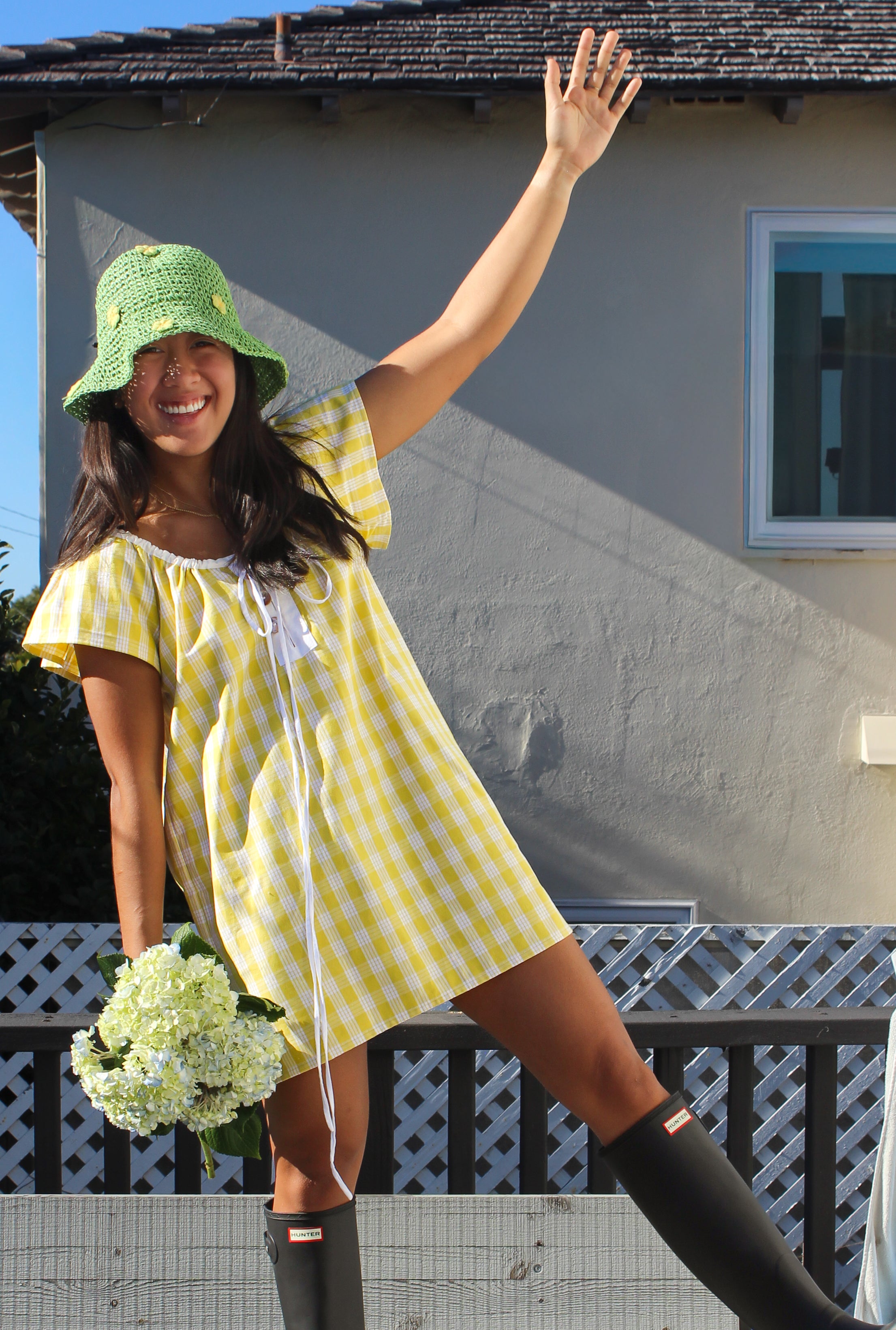 Malia Dress in Yellow