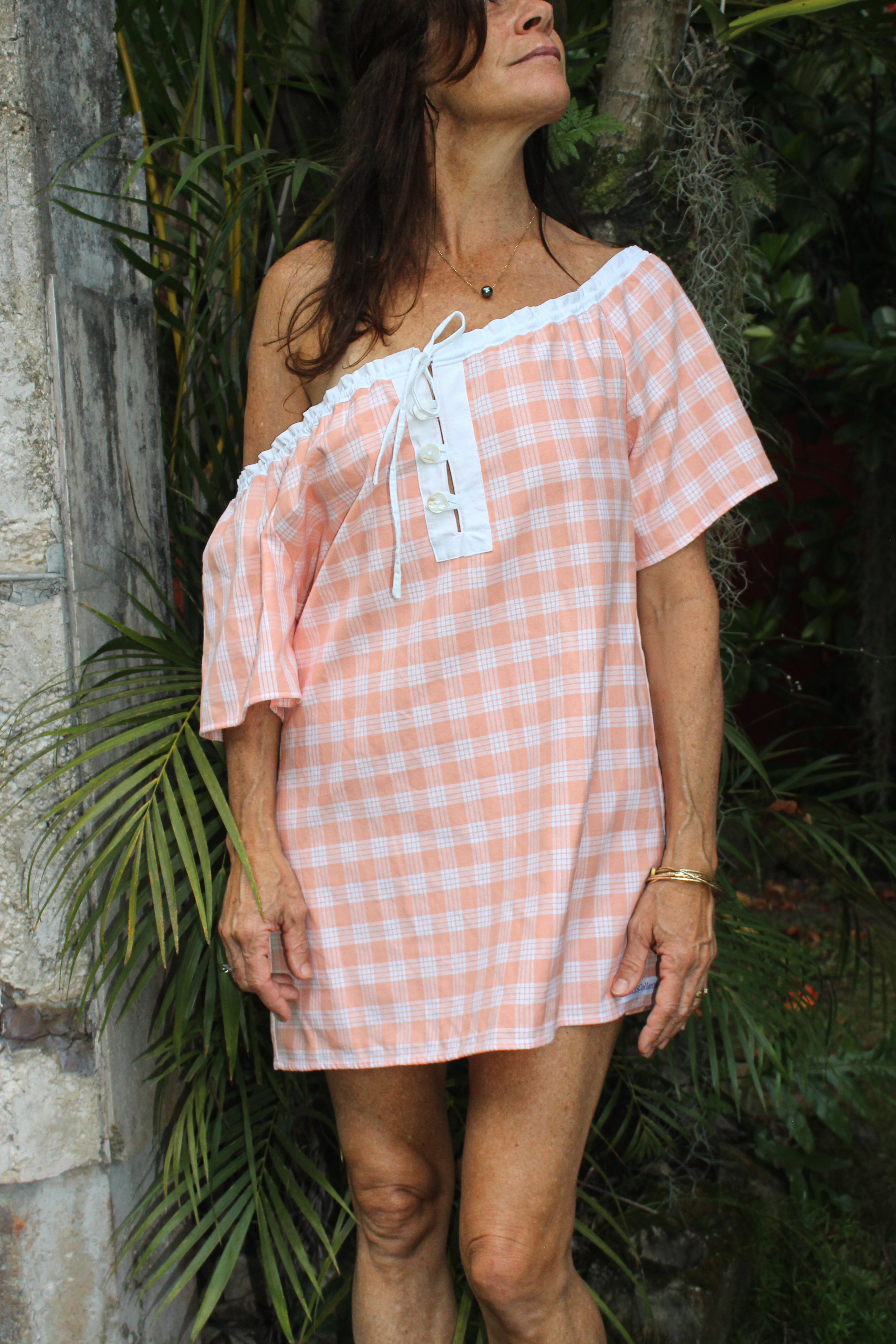 Malia Dress in Coral