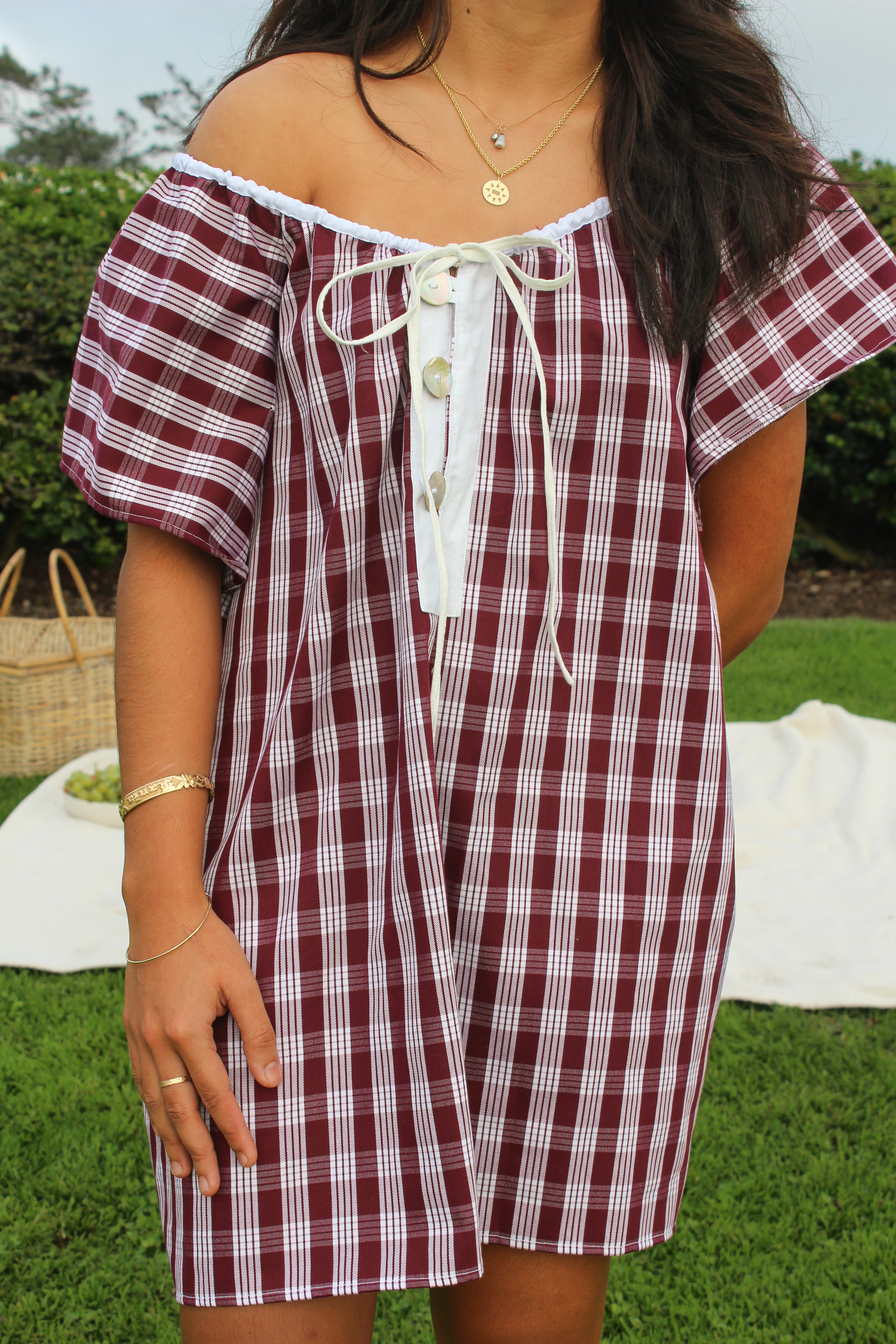 Malia dress in Burgundy
