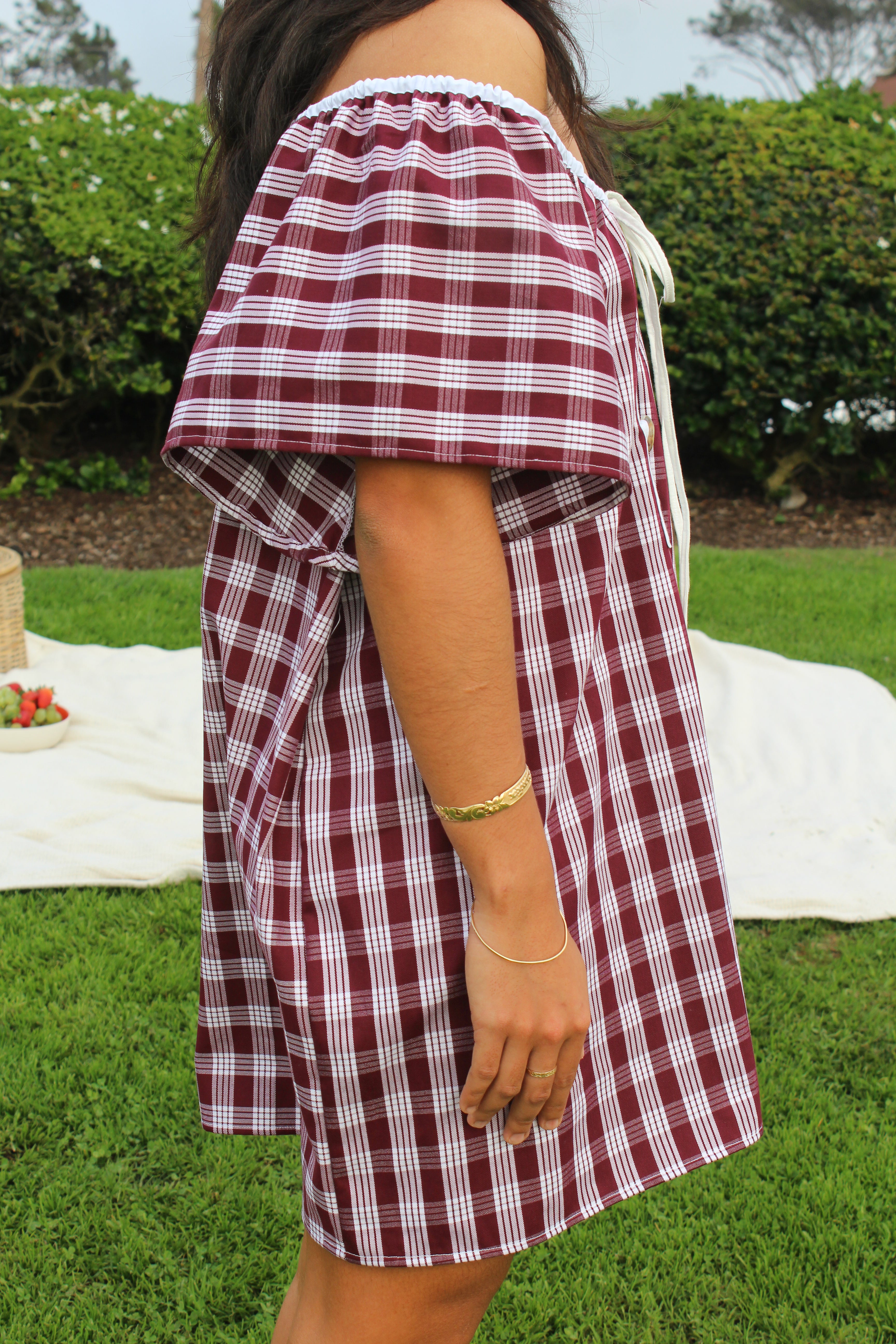 Malia dress in Burgundy