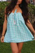 Lia Dress in Turquoise