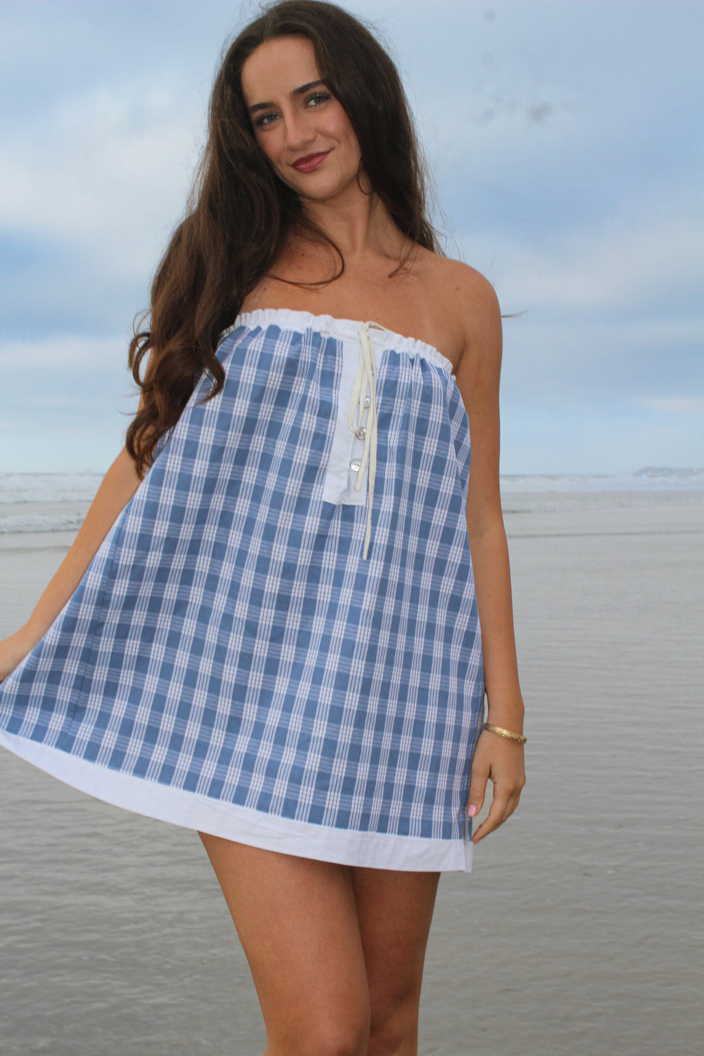 Mehana Dress in Blue