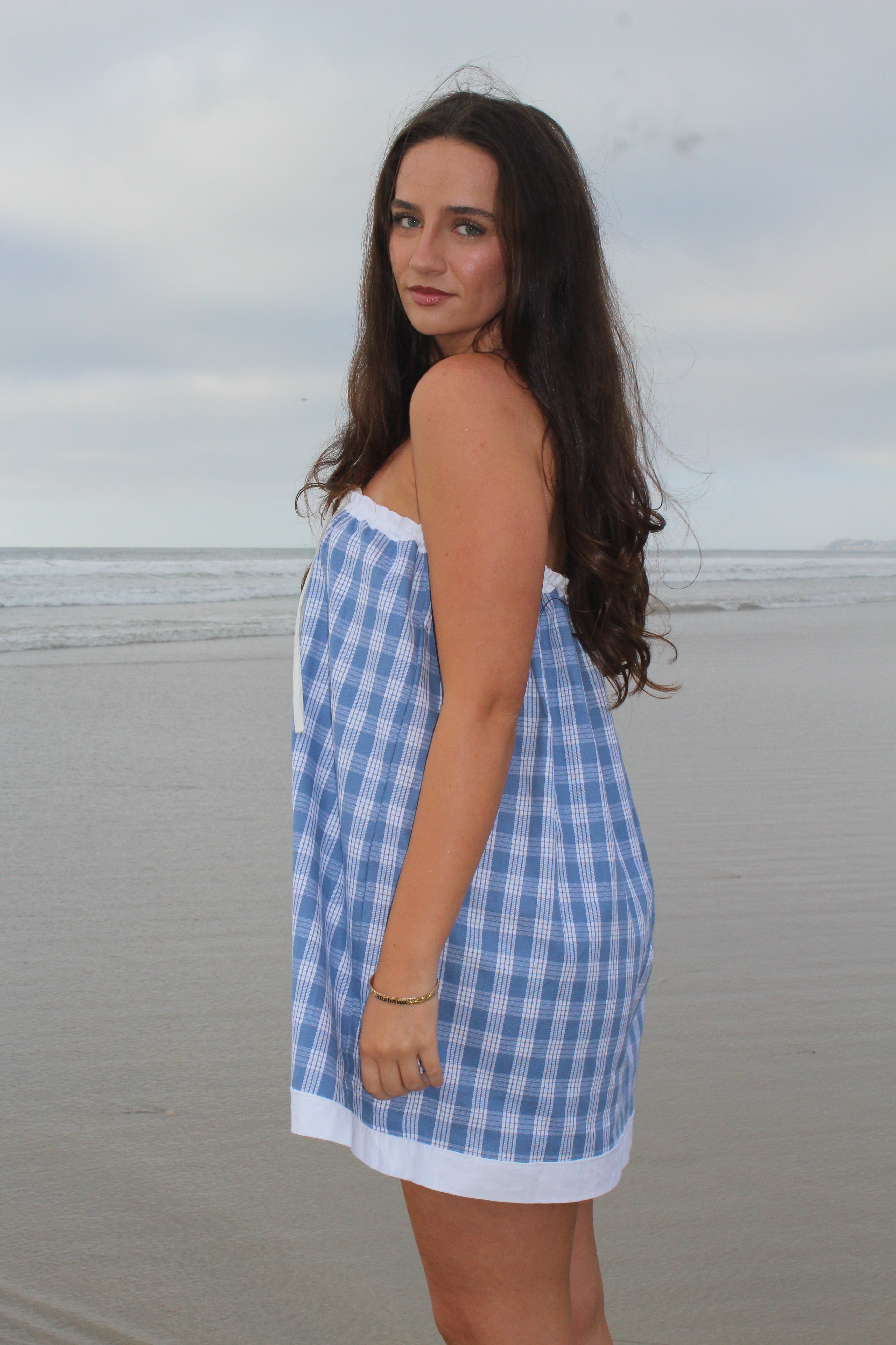 Mehana Dress in Blue