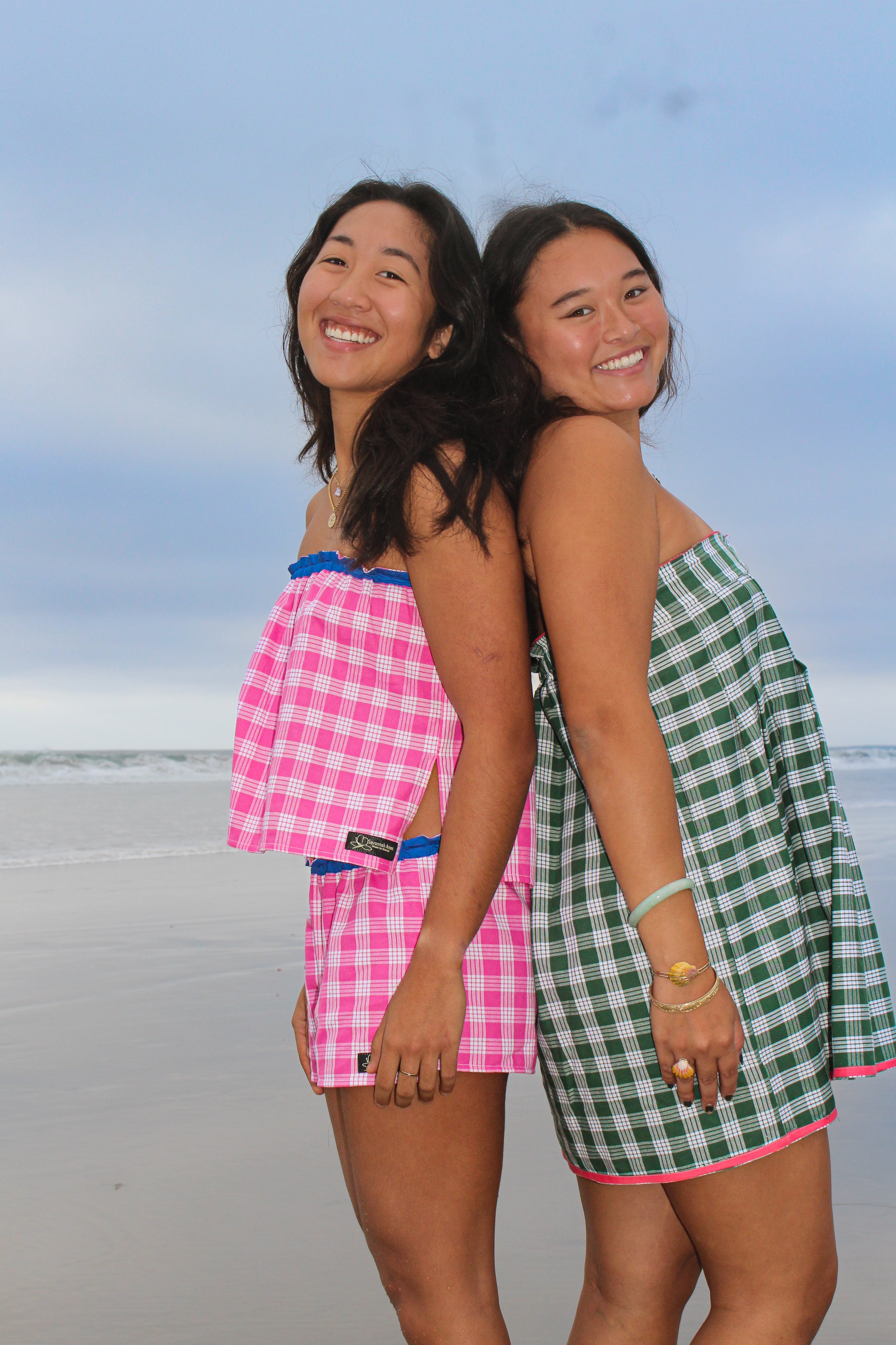 Hoku Strapless Dress in Green