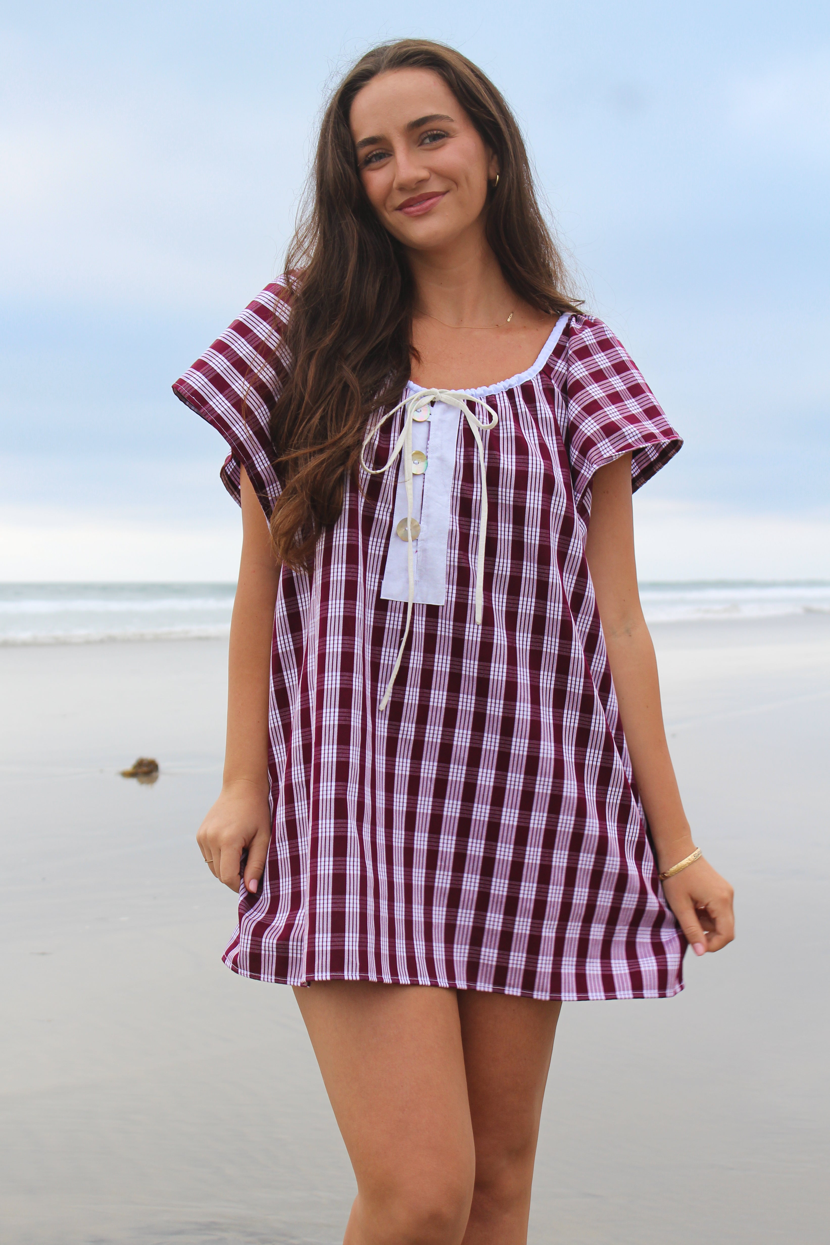 Malia dress in Burgundy