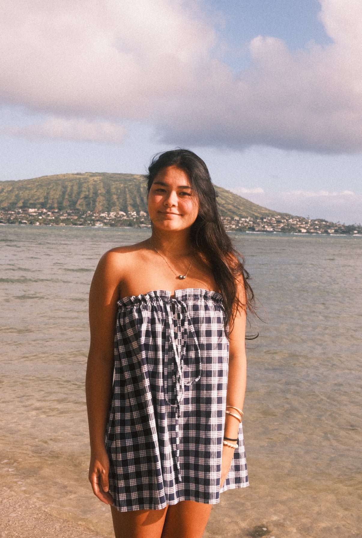 Gabby Mini Dress in Navy