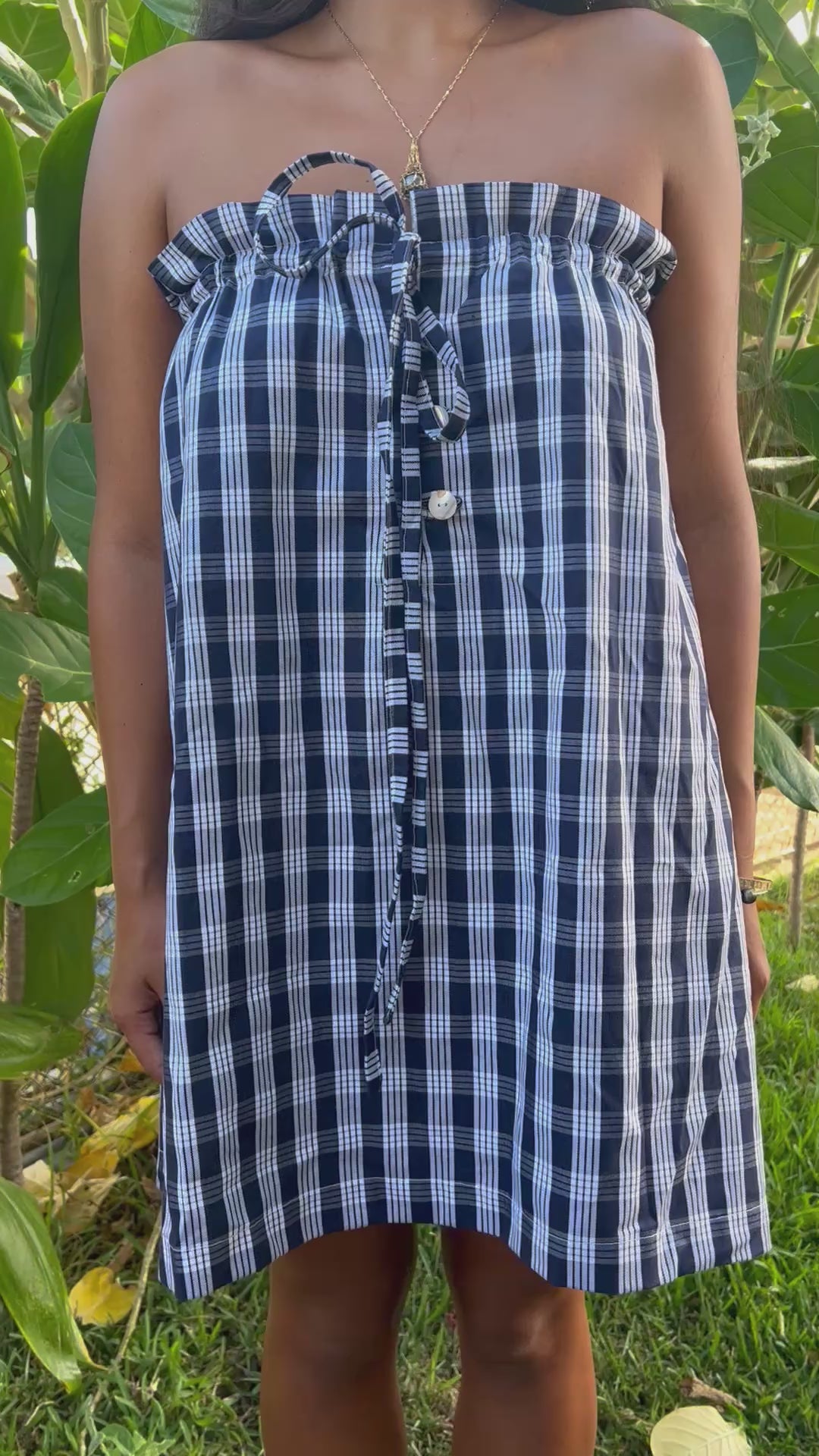 Gabby Mini Dress in Navy